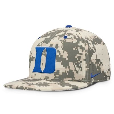 Men's Duke Blue Devils NCAA Nike Digital Duke Devils 2025 Dugout True Performance Fitted Hat, 7 3/4