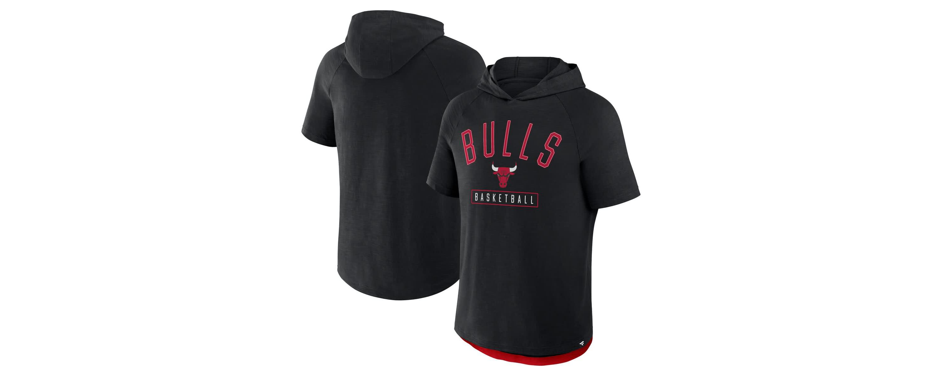 NBA Fanatics Chicago Bulls Pass Legend Raglan Hoodie T-Shirt
