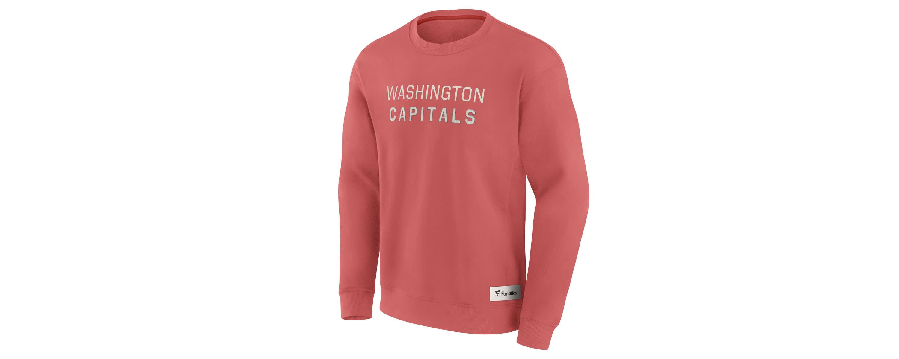NHL Fanatics Washington Capitals Elements Future Ground Lettering Pullover Sweatshirt