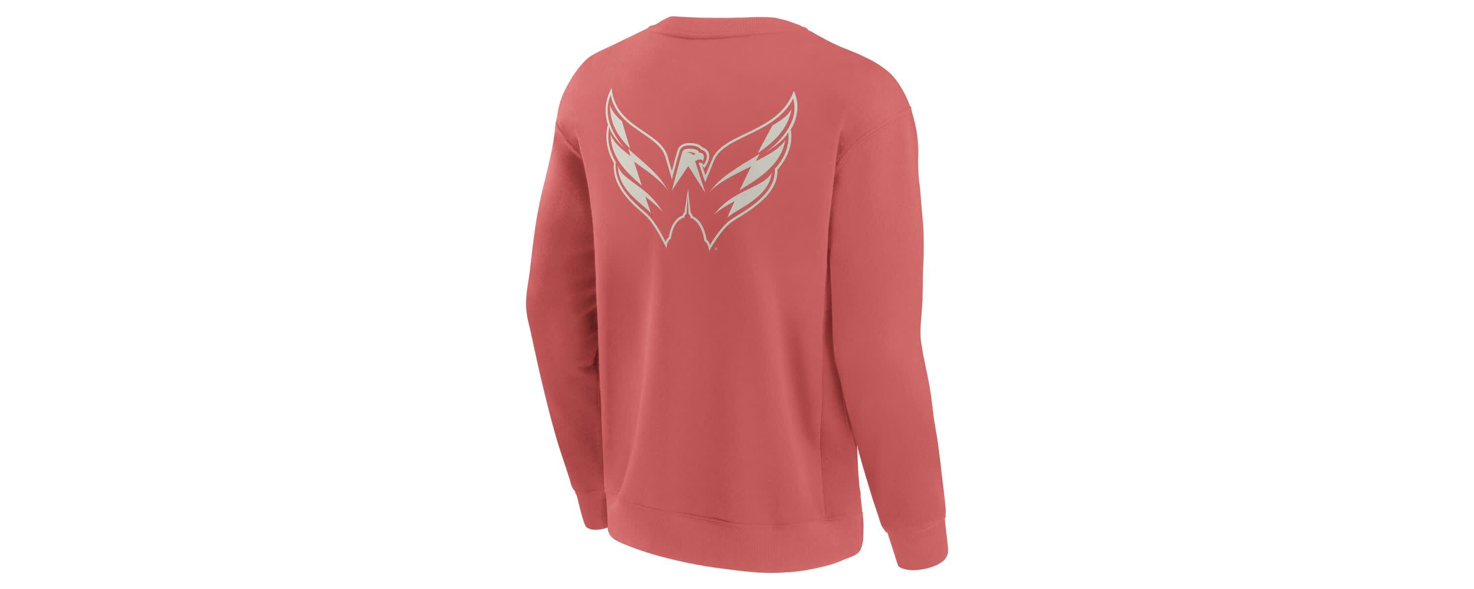 NHL Fanatics Washington Capitals Elements Future Ground Lettering Pullover Sweatshirt