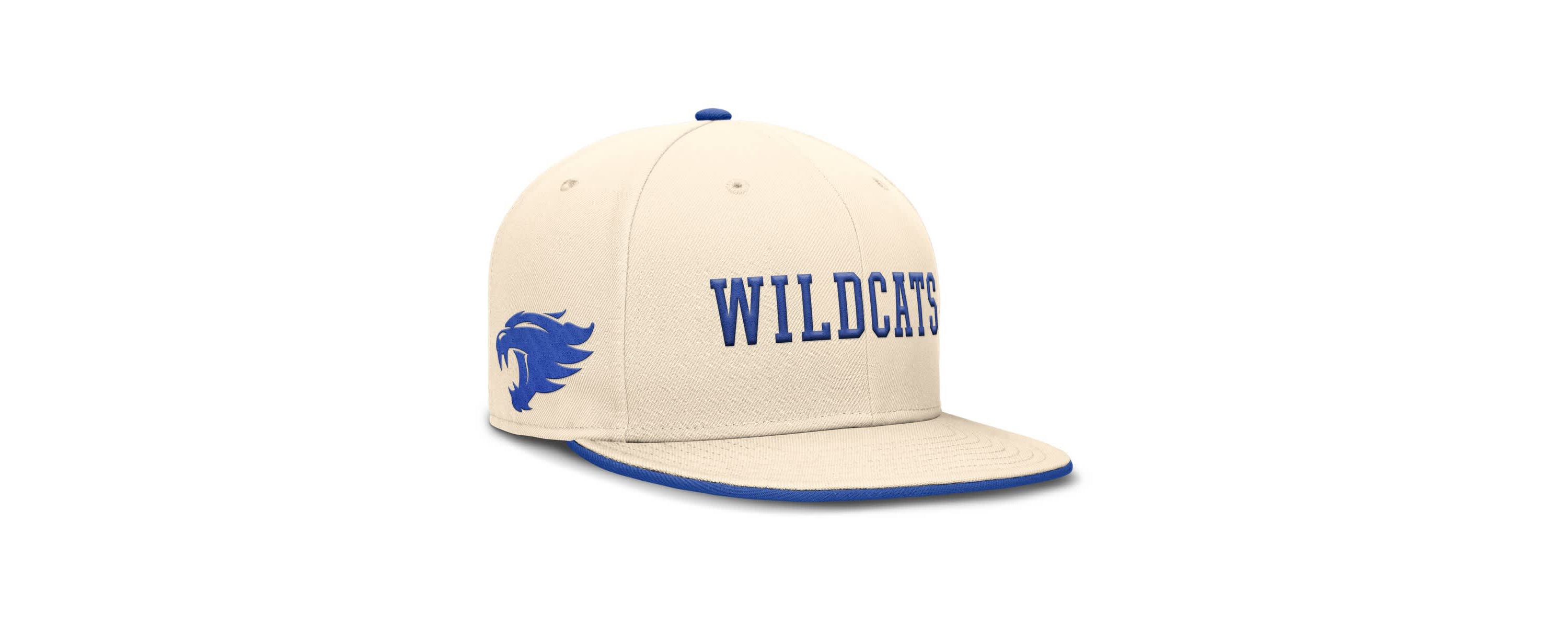 NCAA Nike Kentucky Wildcats Primetime True Performance Fitted Hat