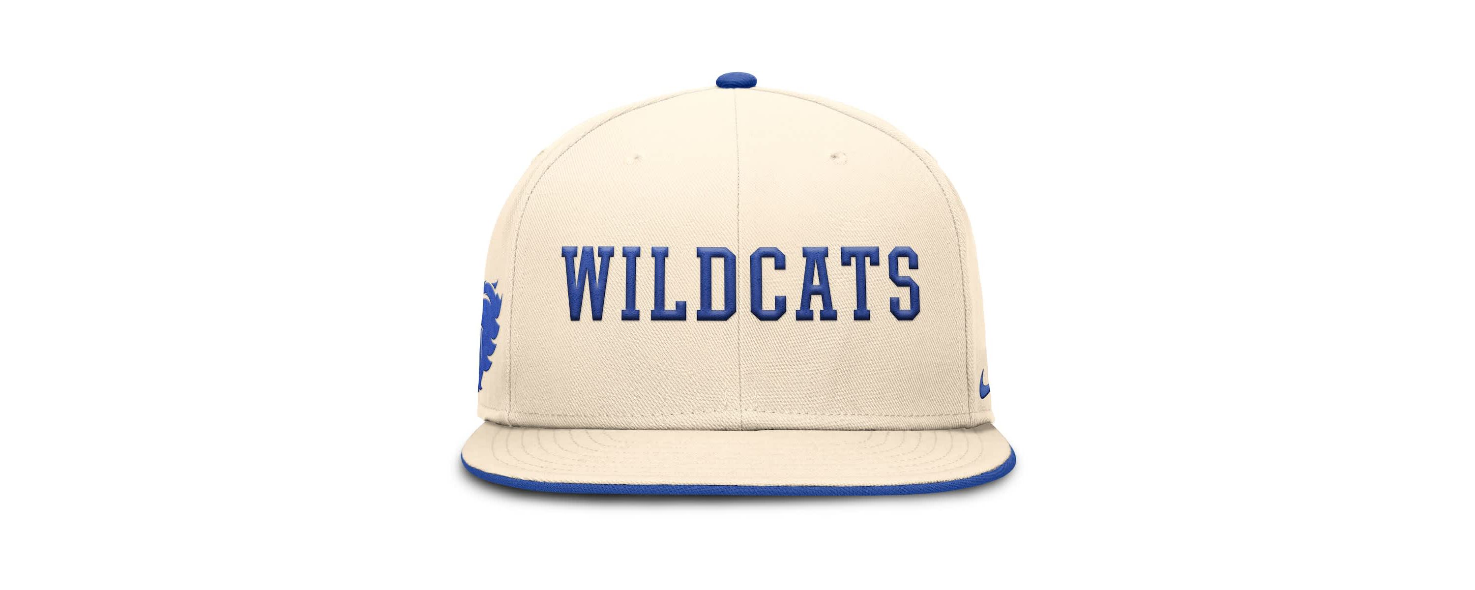 NCAA Nike Kentucky Wildcats Primetime True Performance Fitted Hat