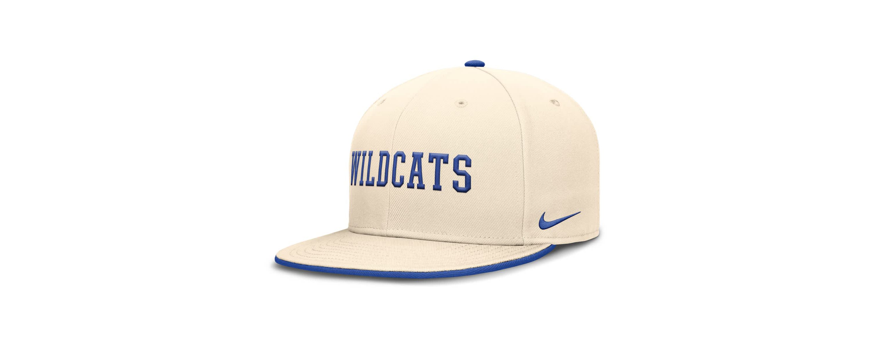 NCAA Nike Kentucky Wildcats Primetime True Performance Fitted Hat