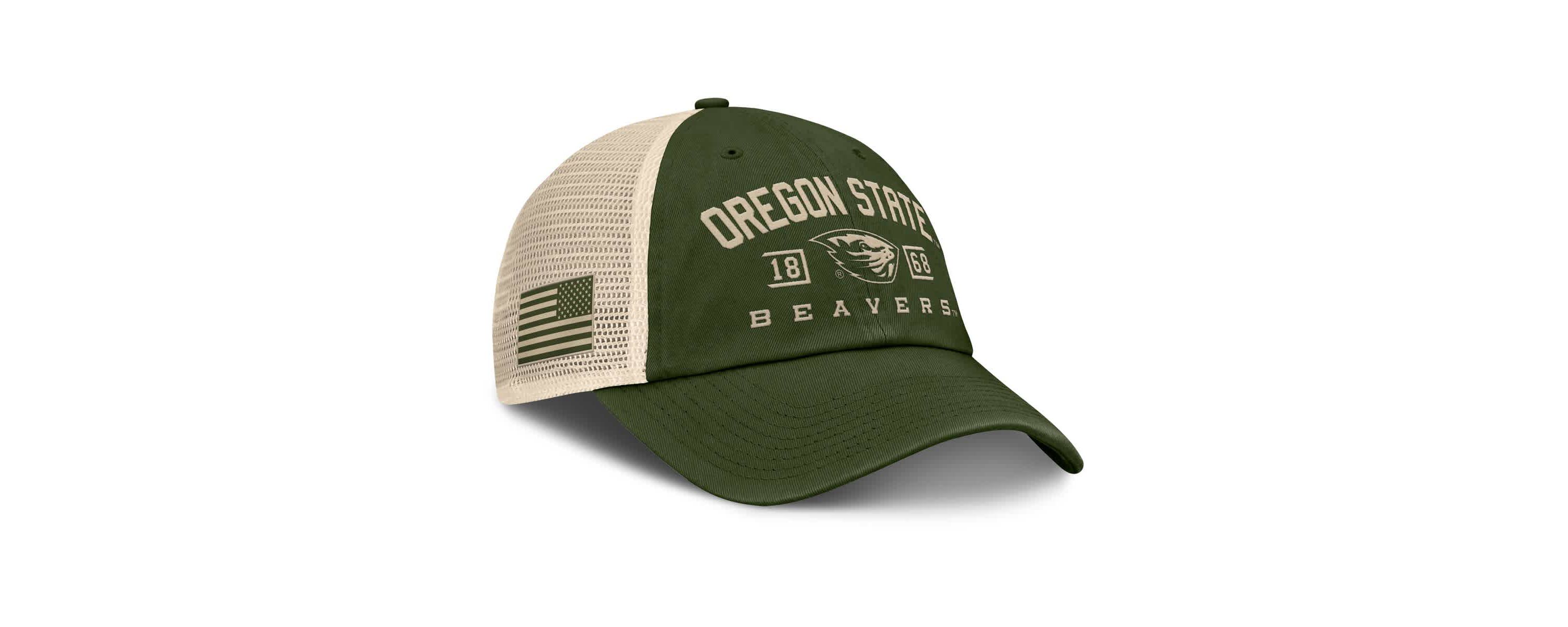 NCAA Fanatics Oregon State Beavers OHT Military Appreciation Frontier Trucker Adjustable Hat