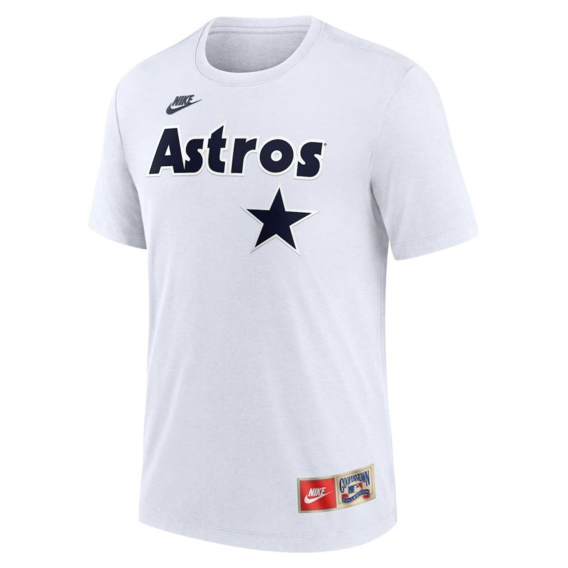 MLB Nike Nolan Ryan Houston Astros Cooperstown Collection Name & Number Tri-Blend T-Shirt
