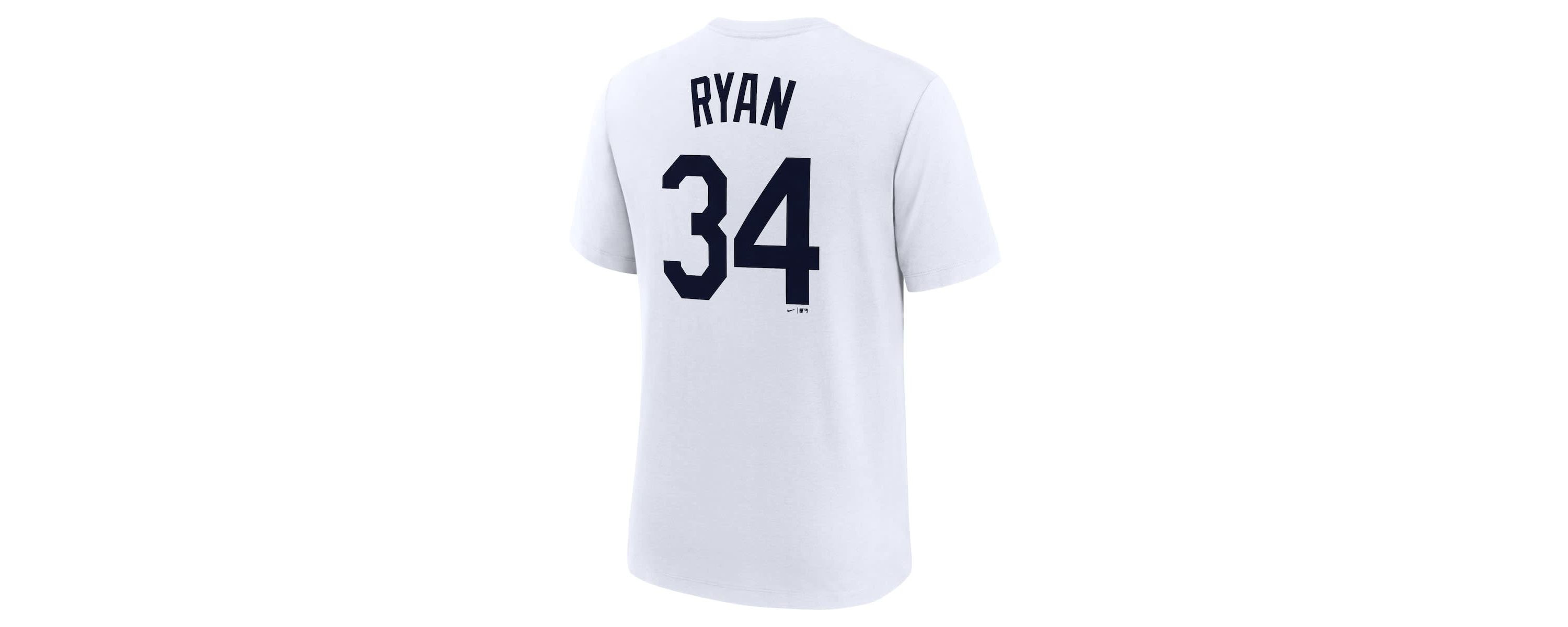 MLB Nike Nolan Ryan Houston Astros Cooperstown Collection Name & Number Tri-Blend T-Shirt