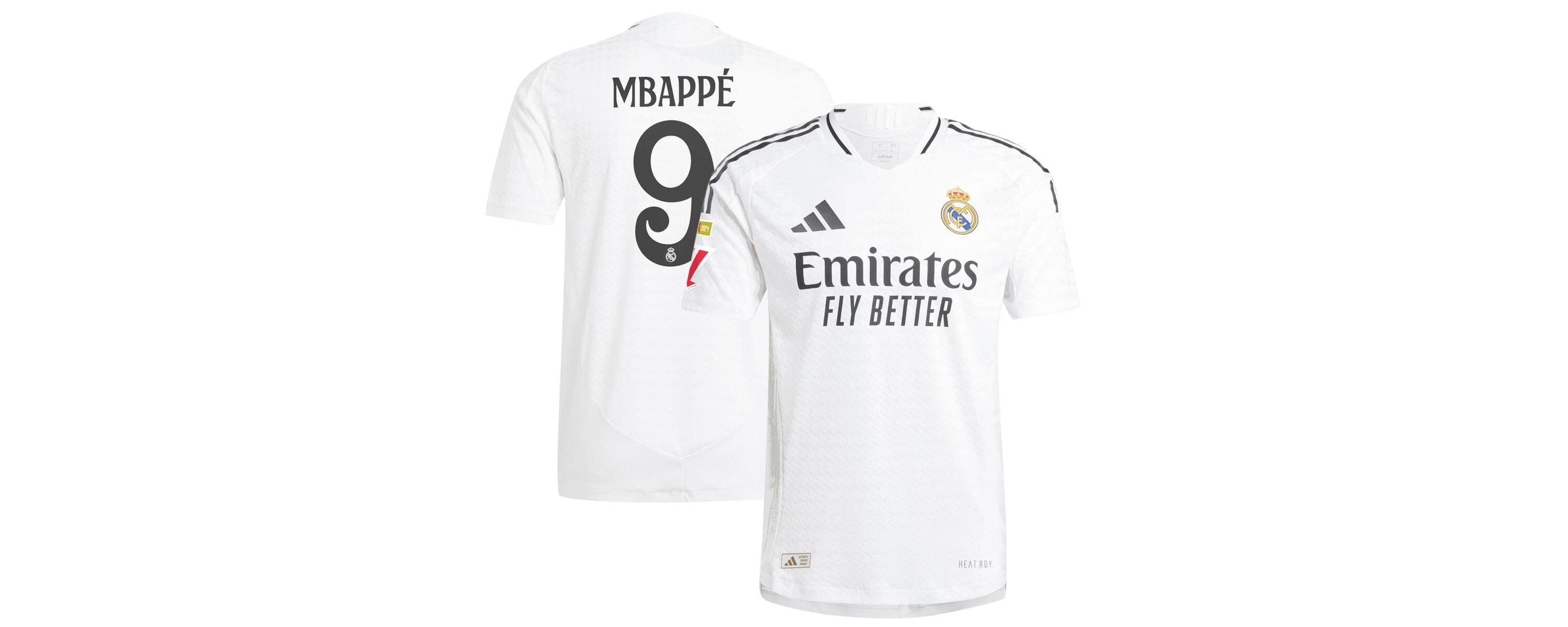 International Clubs Kylian Mbappé Real Madrid 2024/25 Home Authentic Player Jersey