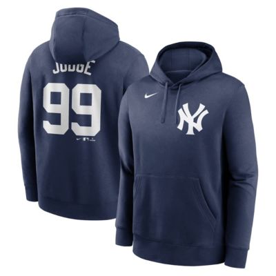 Men's MLB Nike Aaron Judge New York Yankees Player Name & Number Club Pullover Hoodie