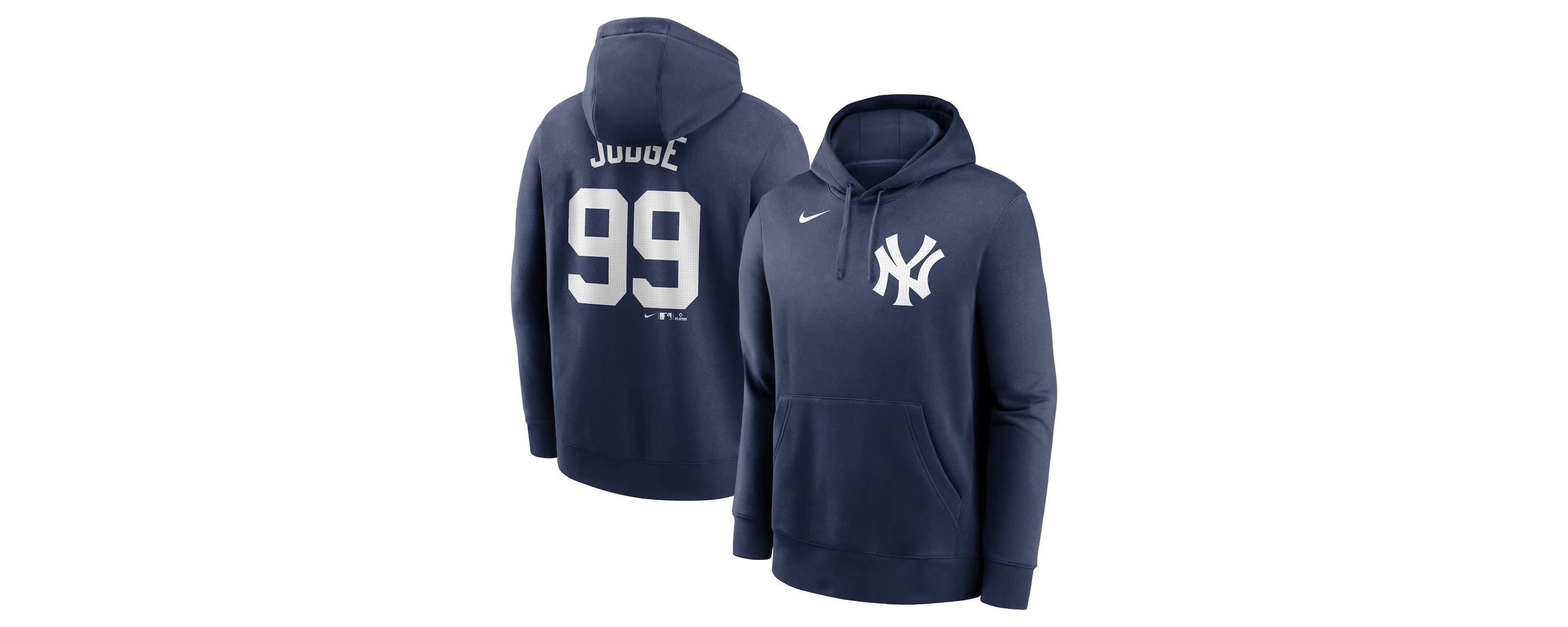 MLB Nike Aaron Judge New York Yankees Player Name & Number Club Pullover Hoodie