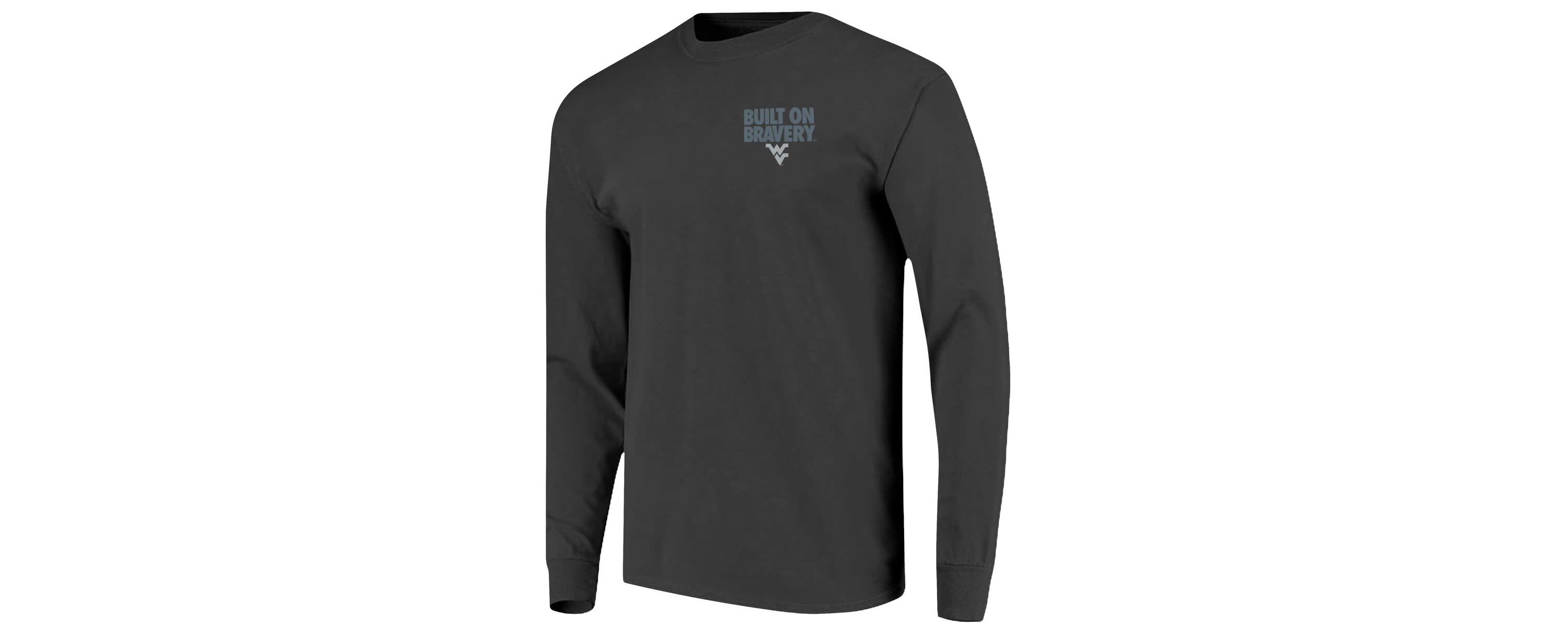 NCAA West Virginia Mountaineers Built On Bravery Long Sleeve T-Shirt