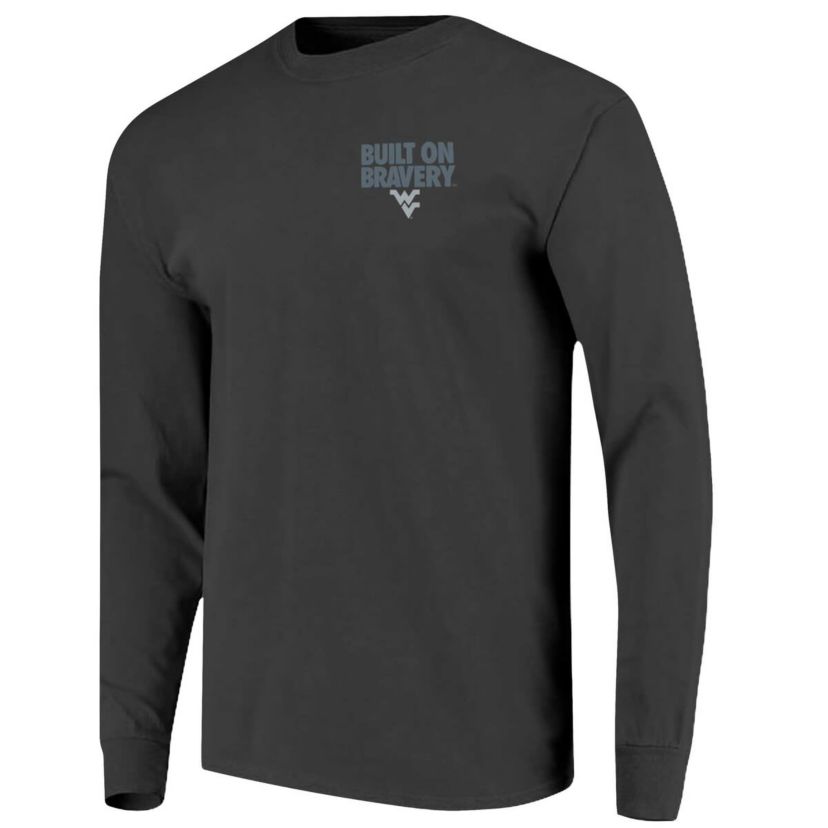 NCAA West Virginia Mountaineers Built On Bravery Long Sleeve T-Shirt
