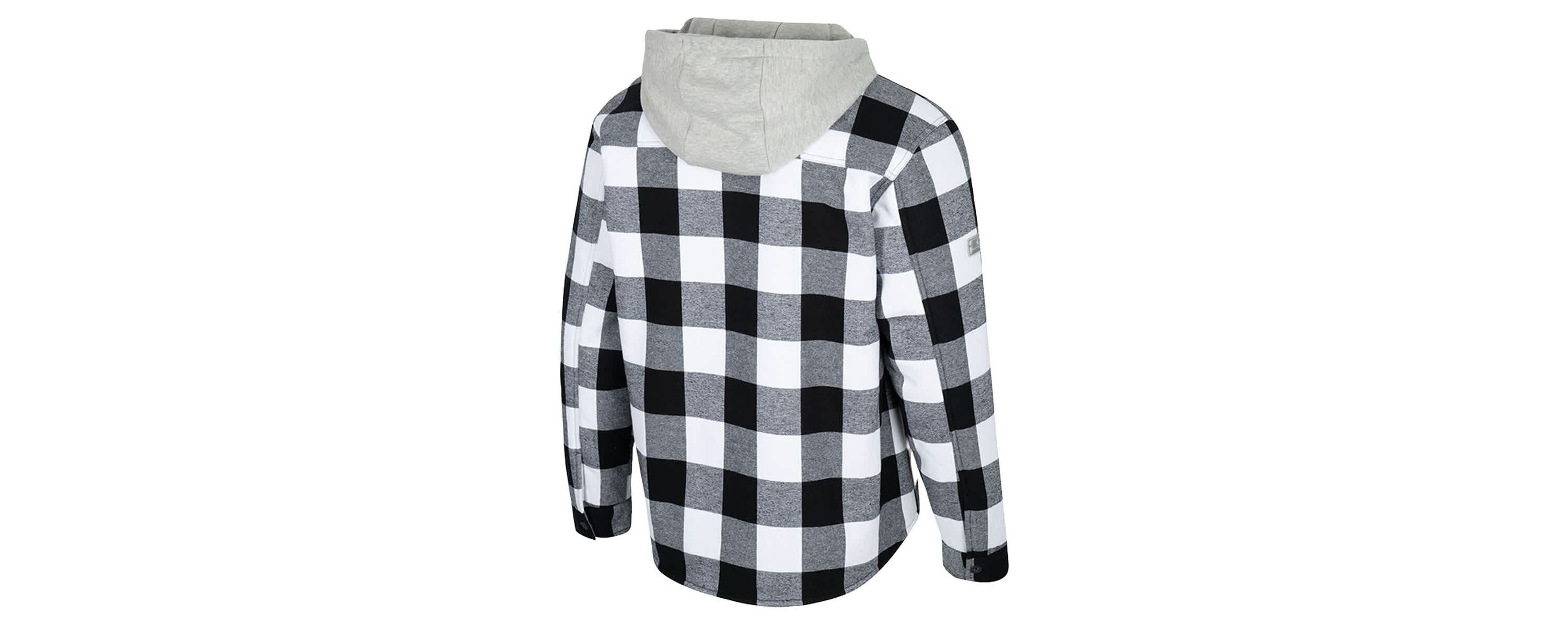 NCAA Black/White Michigan State Spartans Buffalo Plaid Full-Zip Jacket