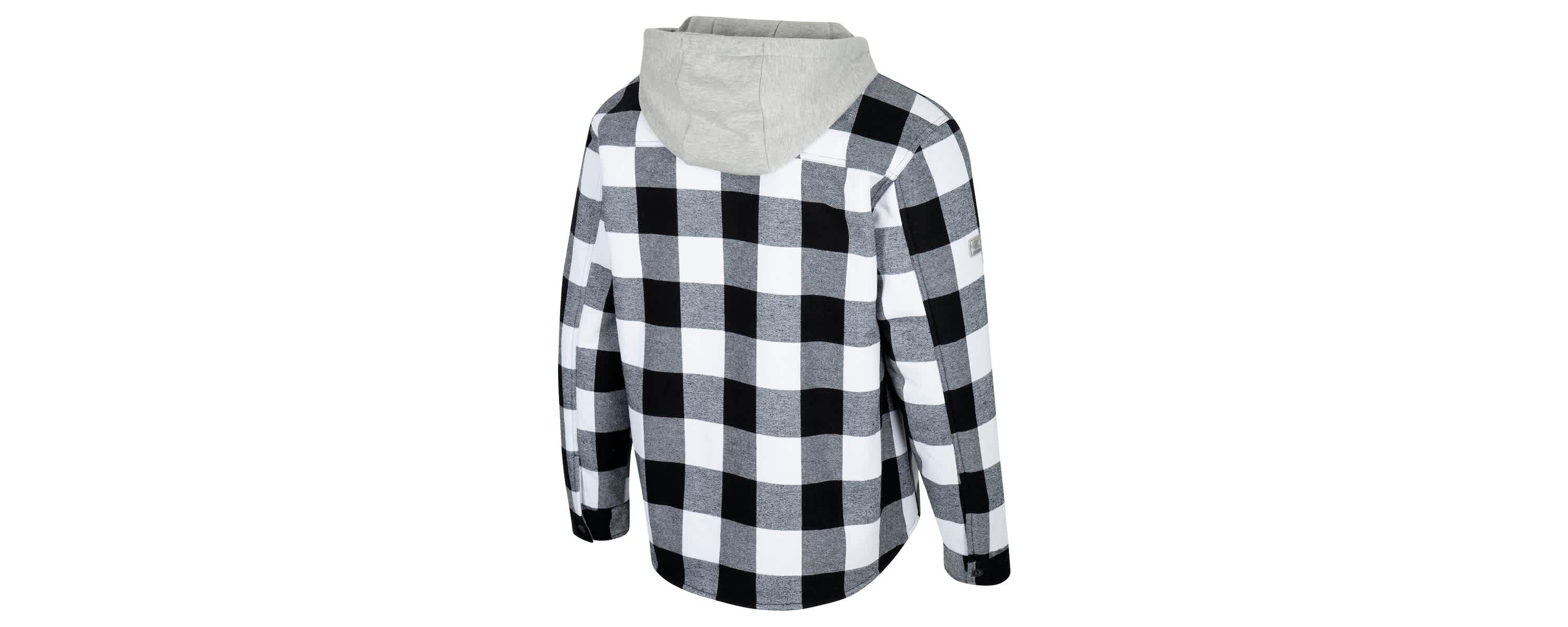 NCAA Black/White Arkansas Razorbacks Buffalo Plaid Full-Zip Jacket