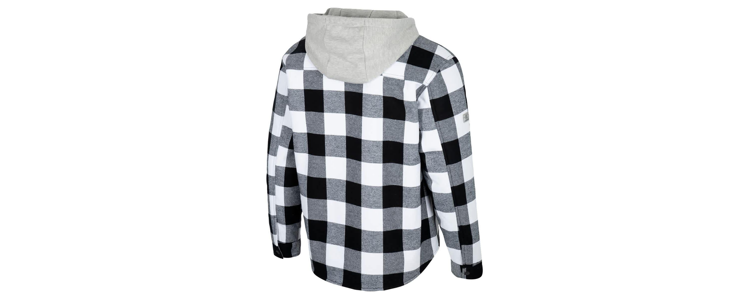 NCAA Black/White Clemson Tigers Buffalo Plaid Full-Zip Jacket