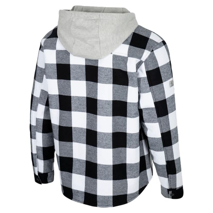 NCAA Black/White Clemson Tigers Buffalo Plaid Full-Zip Jacket