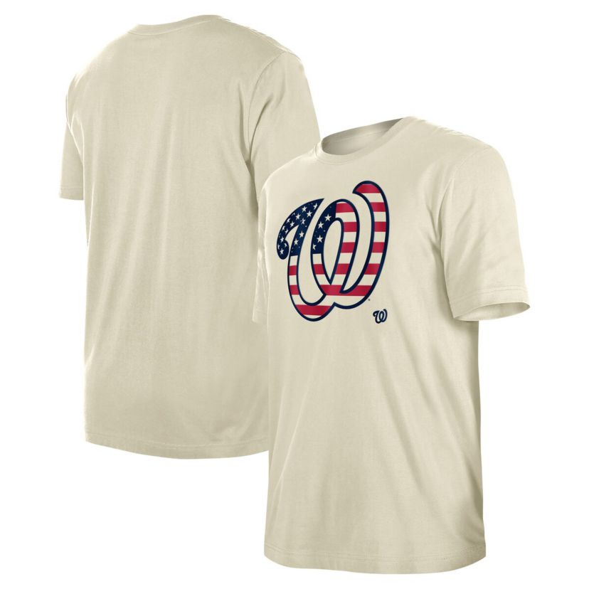 MLB Washington Nationals Americana Flag Fill T-Shirt