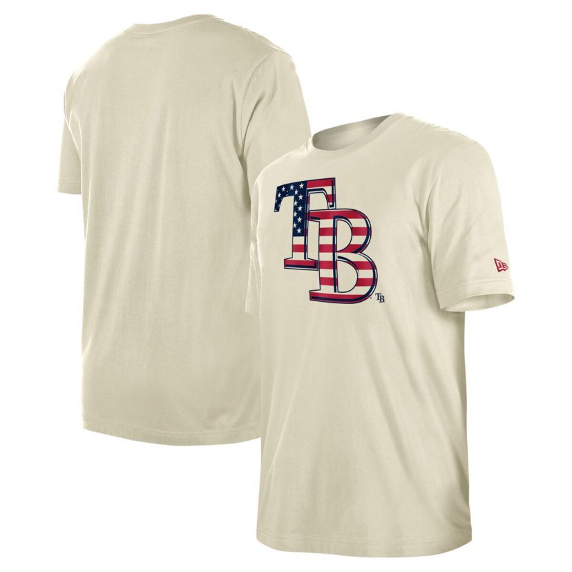 MLB Tampa Bay Rays Americana Flag Fill T-Shirt