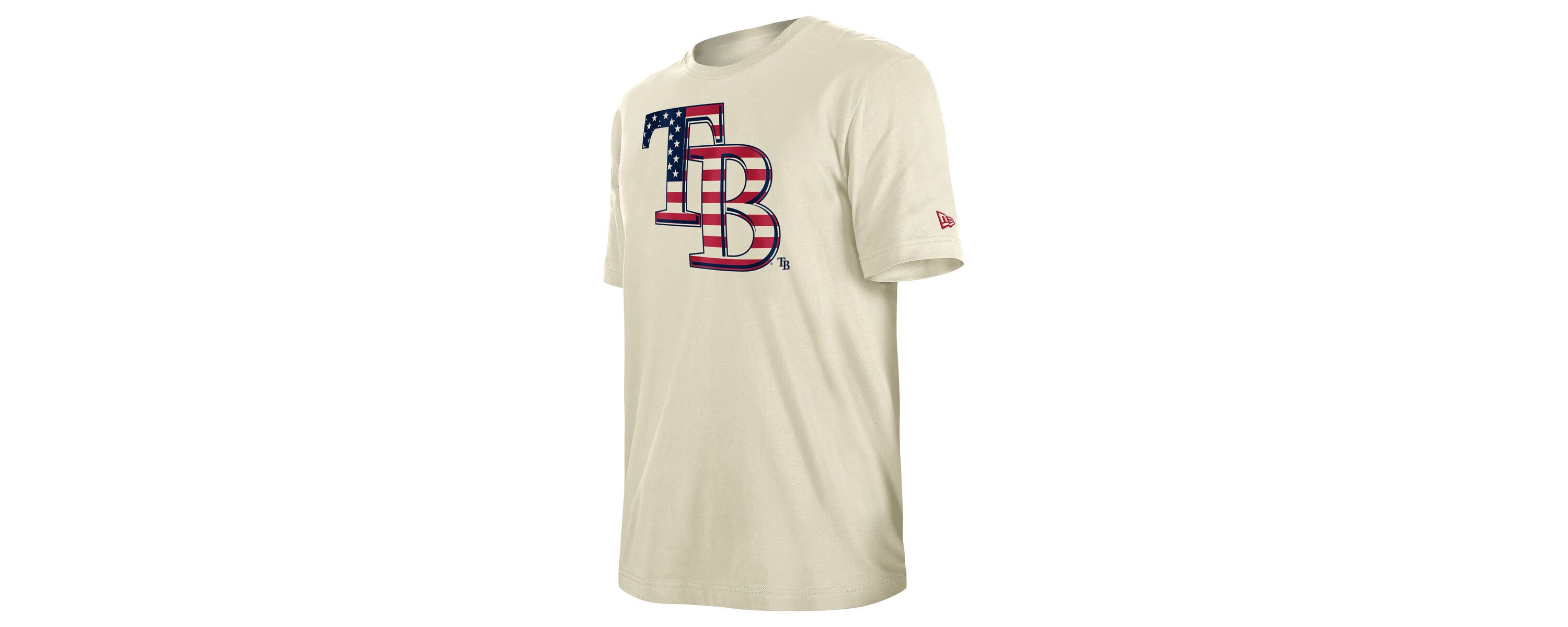 MLB Tampa Bay Rays Americana Flag Fill T-Shirt