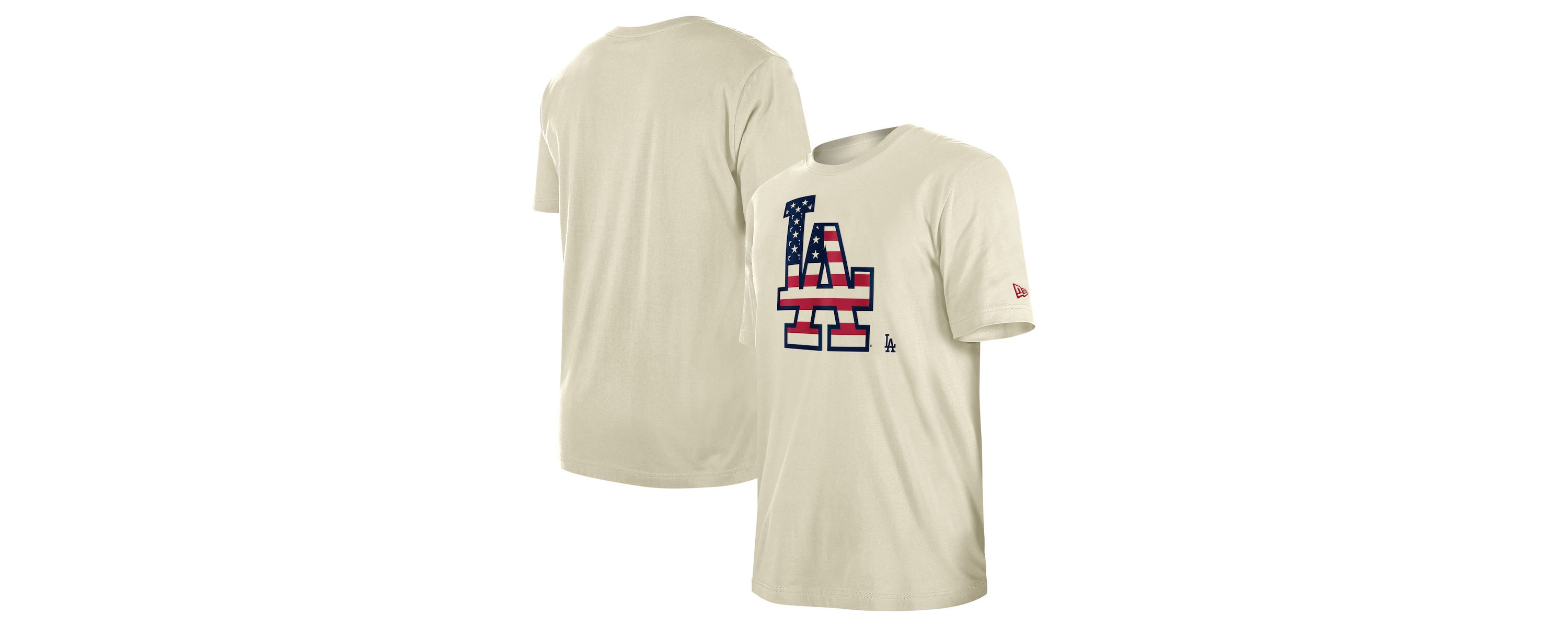 MLB Los Angeles Dodgers Americana Flag Fill T-Shirt
