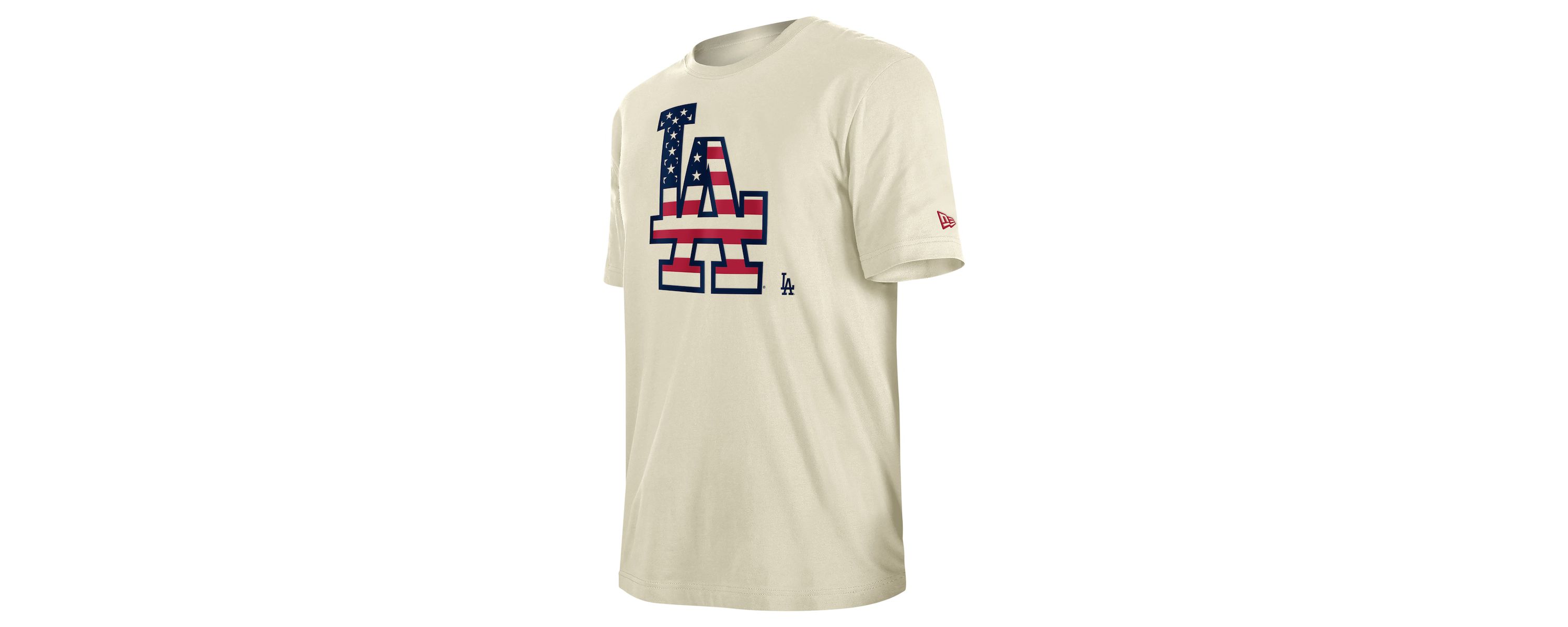 MLB Los Angeles Dodgers Americana Flag Fill T-Shirt