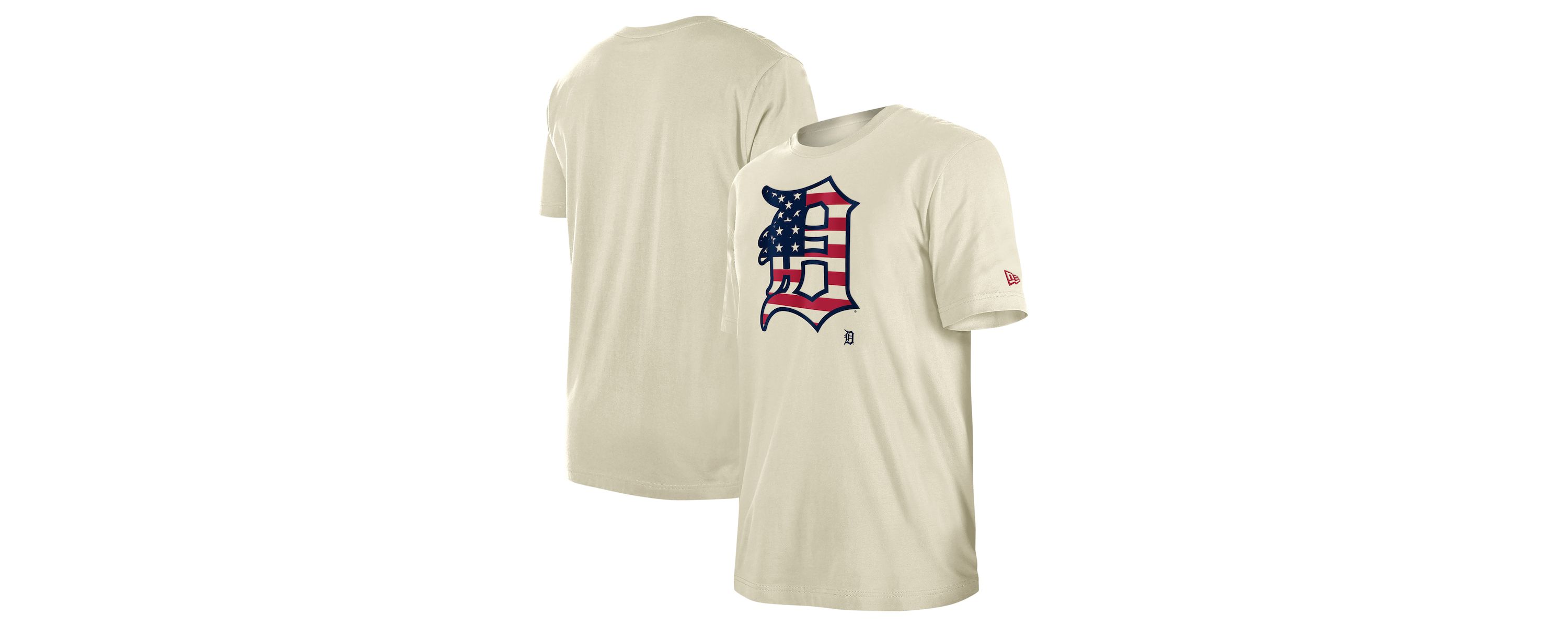 MLB Detroit Tigers Americana Flag Fill T-Shirt