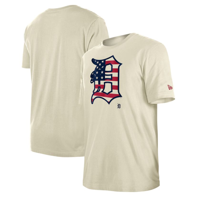 MLB Detroit Tigers Americana Flag Fill T-Shirt