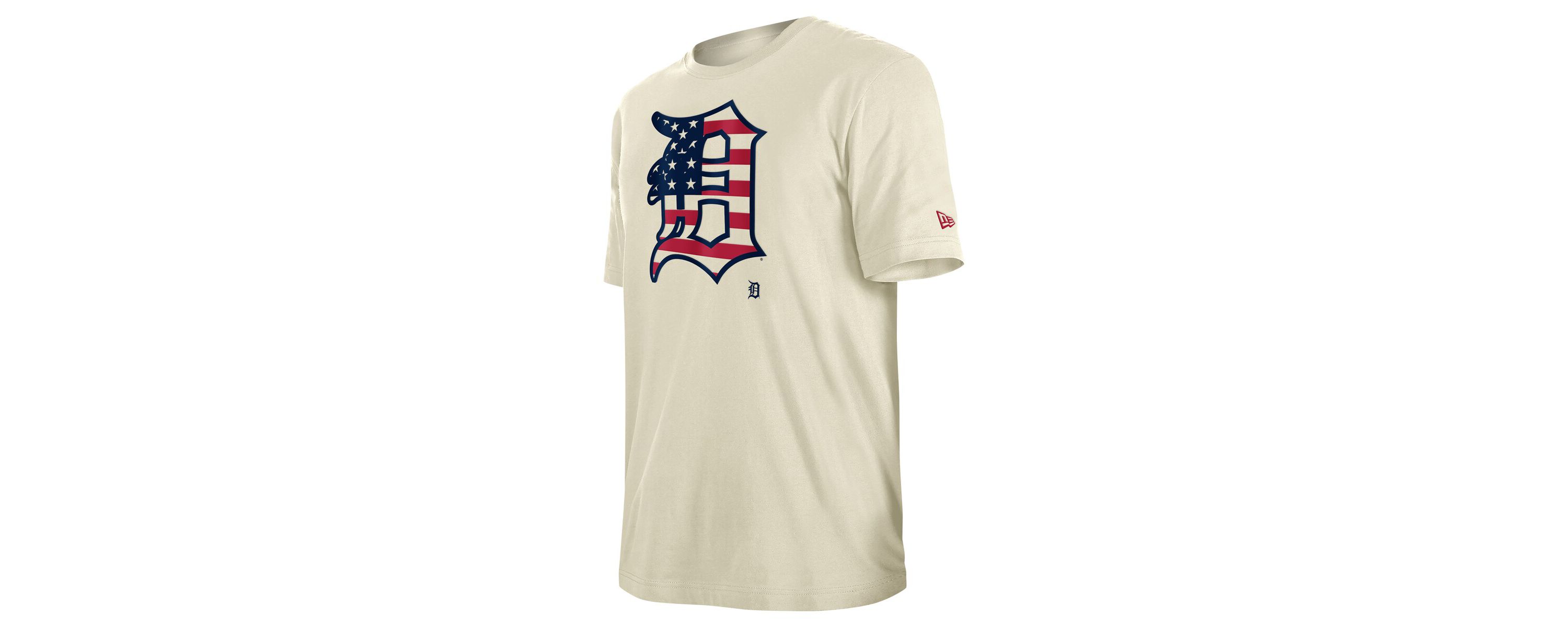 MLB Detroit Tigers Americana Flag Fill T-Shirt