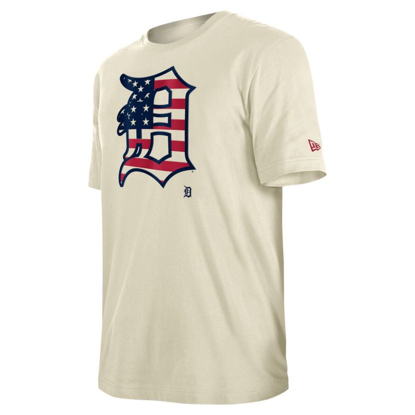 MLB Detroit Tigers Americana Flag Fill T-Shirt