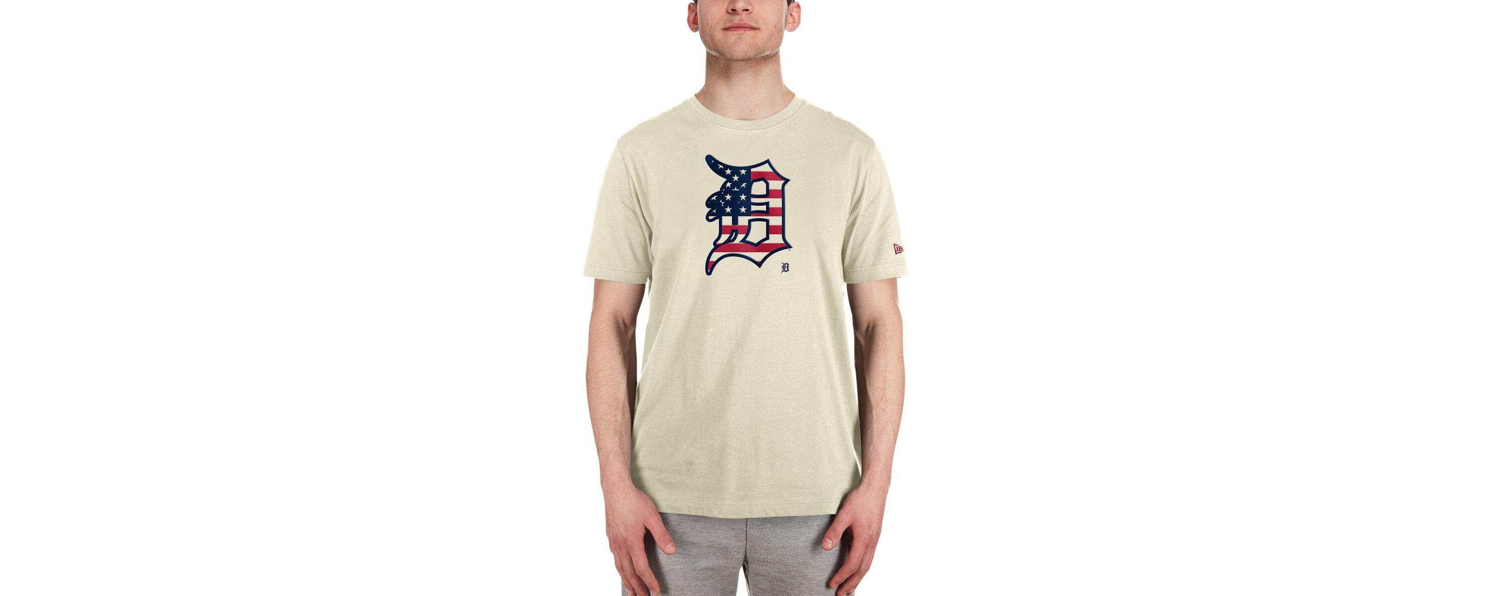 MLB Detroit Tigers Americana Flag Fill T-Shirt