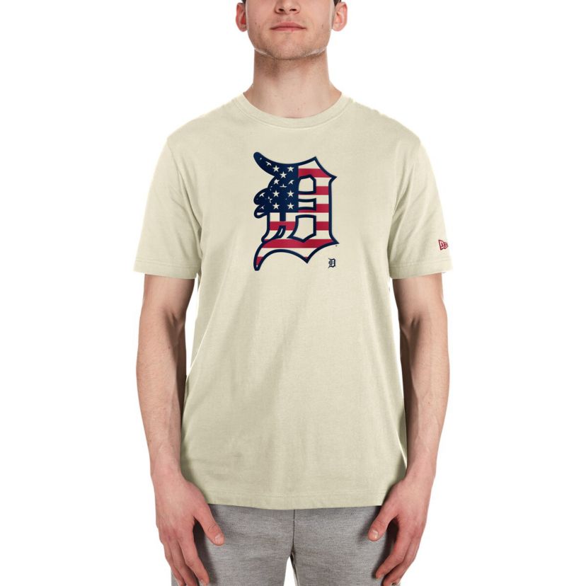 MLB Detroit Tigers Americana Flag Fill T-Shirt