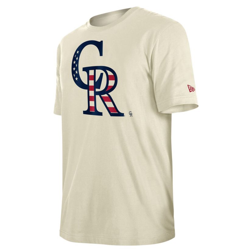 MLB Colorado Rockies Americana Flag Fill T-Shirt