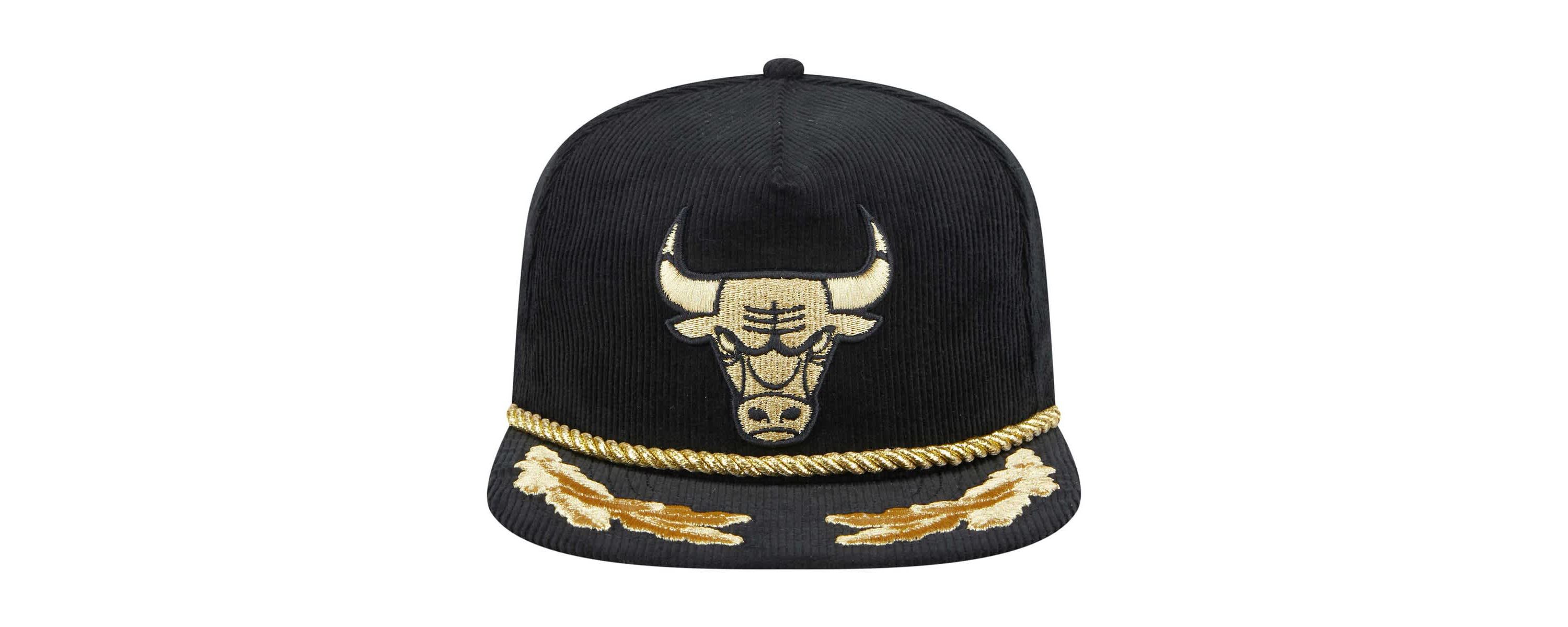 NBA Chicago Bulls Corduroy Leaf Golfer Snapback Hat
