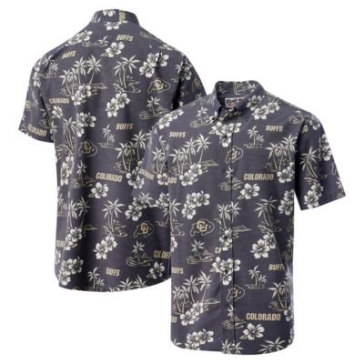 Reyn Spooner Men's NCAA Colorado Buffaloes Classic Button-Up Shirt, Black, 3XL