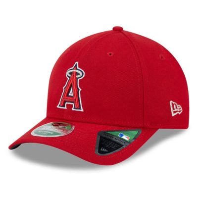 New Era Men's MLB Los Angeles Angels Player Replica 9FORTY Adjustable Hat, Red