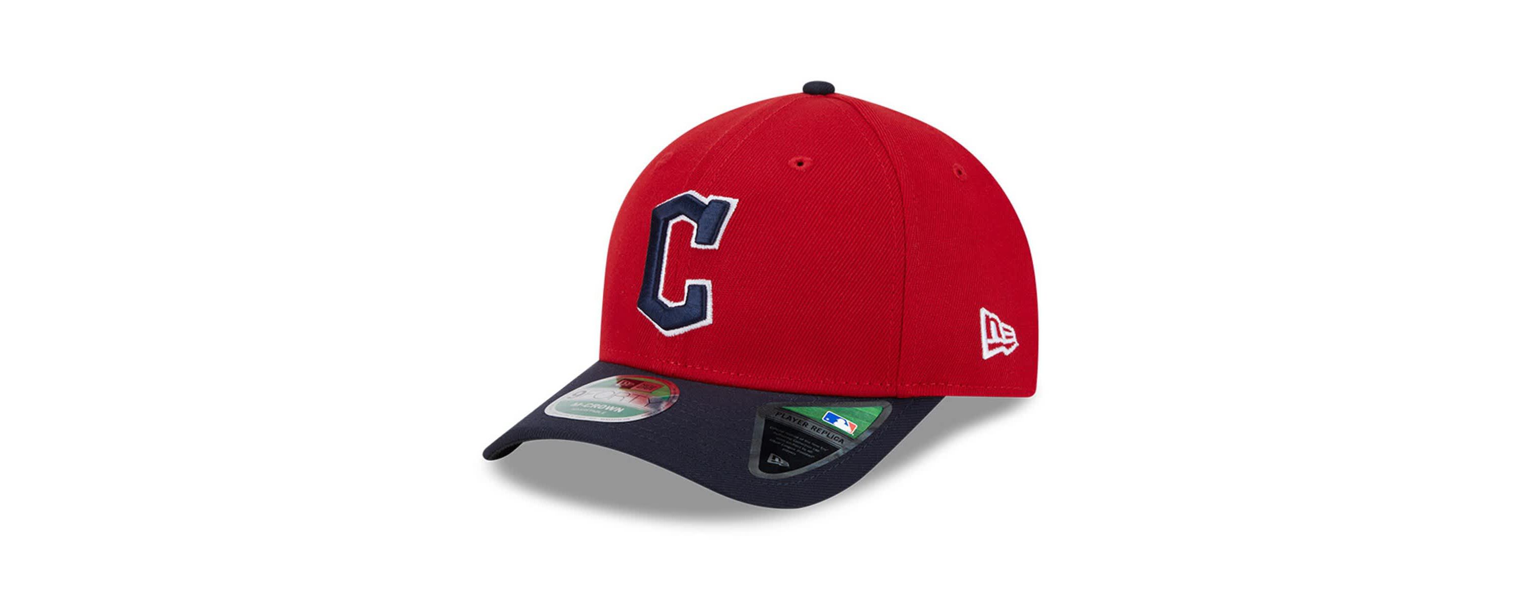 MLB Red/Black Cleveland Guardians Replica 9FORTY Adjustable Hat