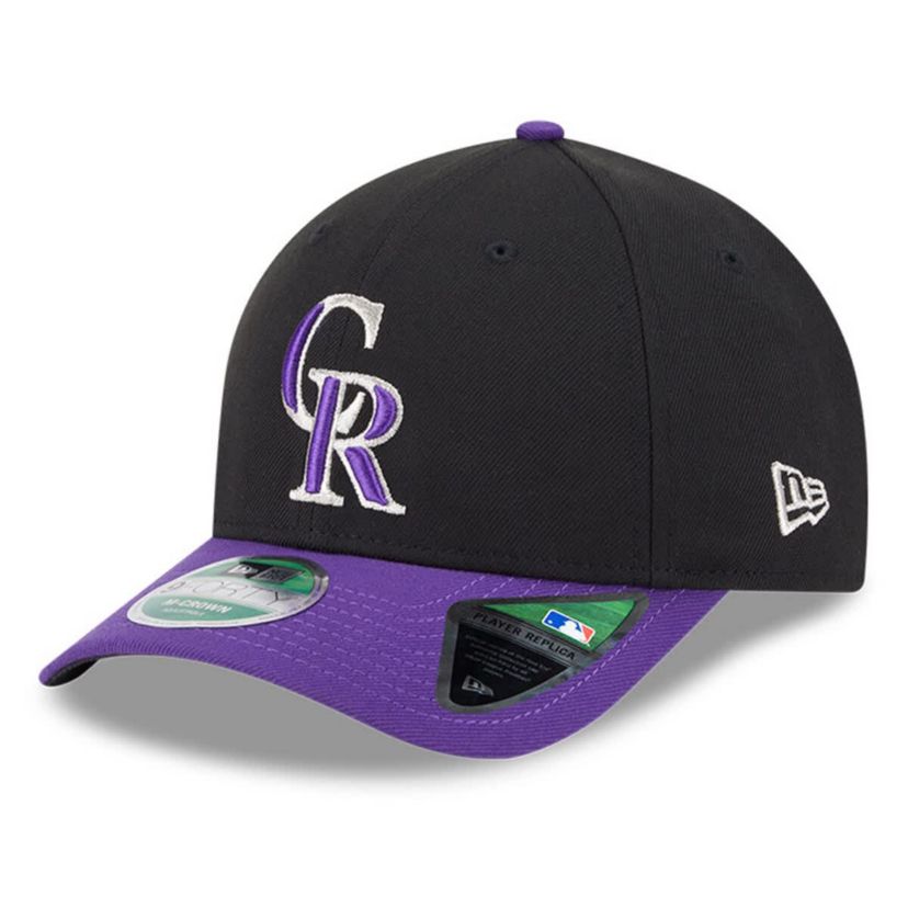 MLB Black/Purple Colorado Rockies Player Replica 9FORTY Adjustable Hat