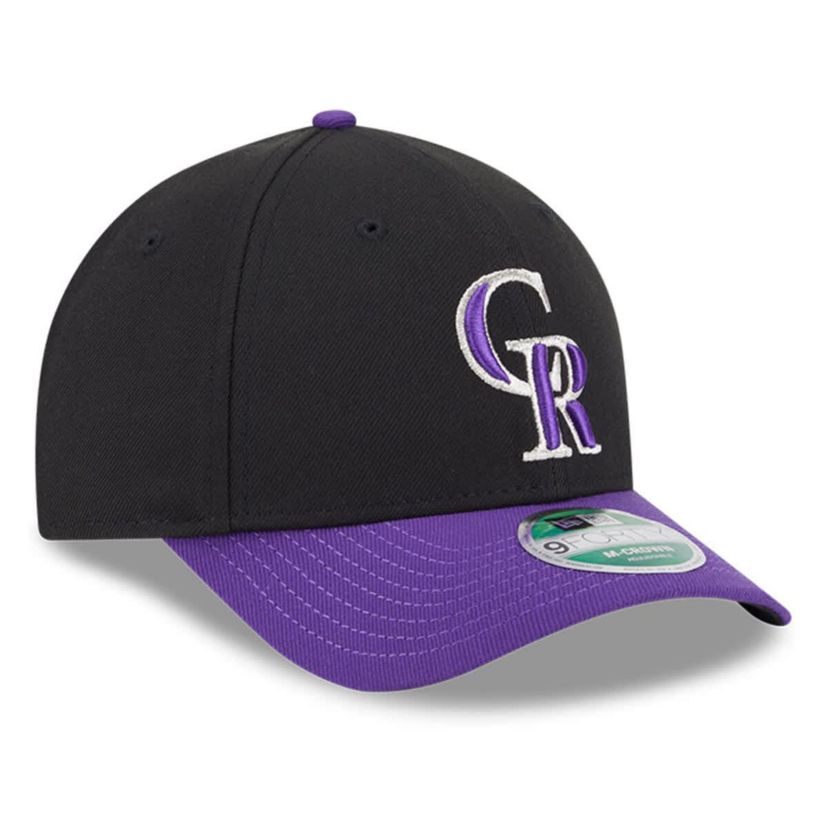 MLB Black/Purple Colorado Rockies Player Replica 9FORTY Adjustable Hat