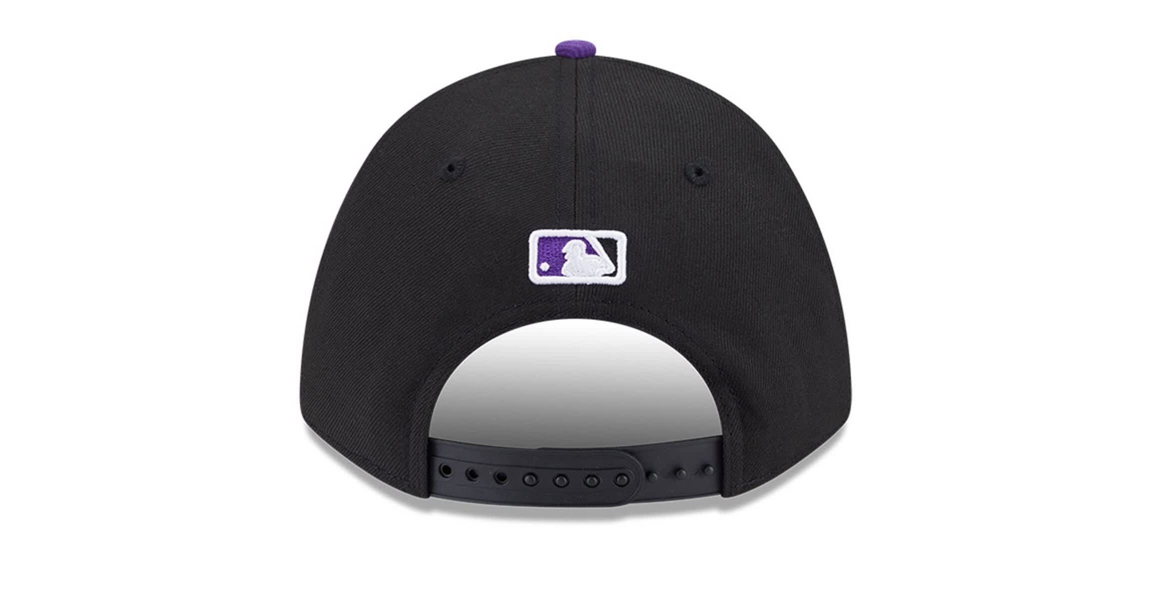 MLB Black/Purple Colorado Rockies Player Replica 9FORTY Adjustable Hat