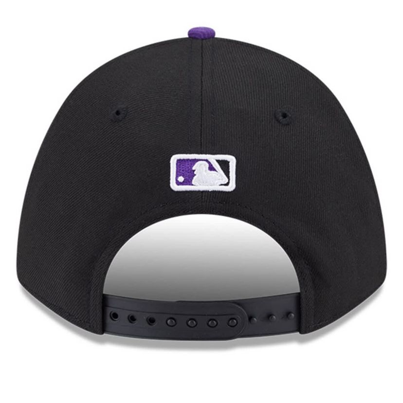 MLB Black/Purple Colorado Rockies Player Replica 9FORTY Adjustable Hat