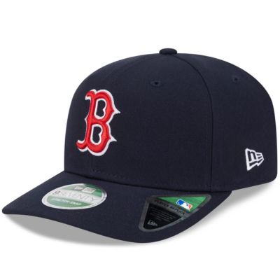 New Era Men's Boston Red Sox MLB Boston Sox Player Replica 9SEVENTY Adjustable Hat, Navy Blue