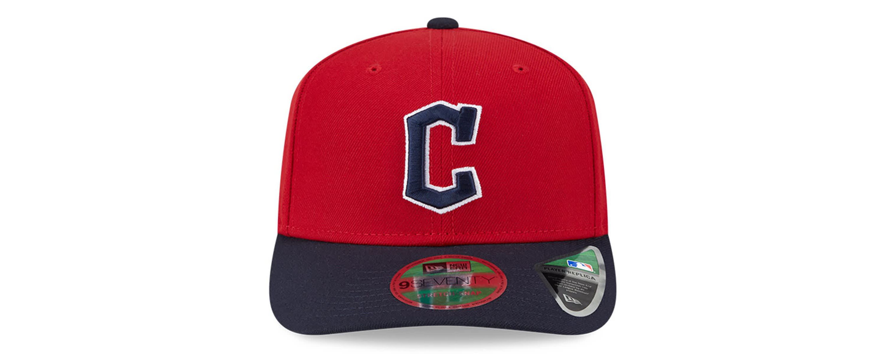 MLB Red/Black Cleveland Guardians Player Replica 9SEVENTY Adjustable Hat