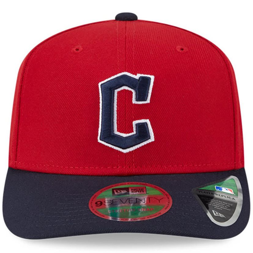 MLB Red/Black Cleveland Guardians Player Replica 9SEVENTY Adjustable Hat