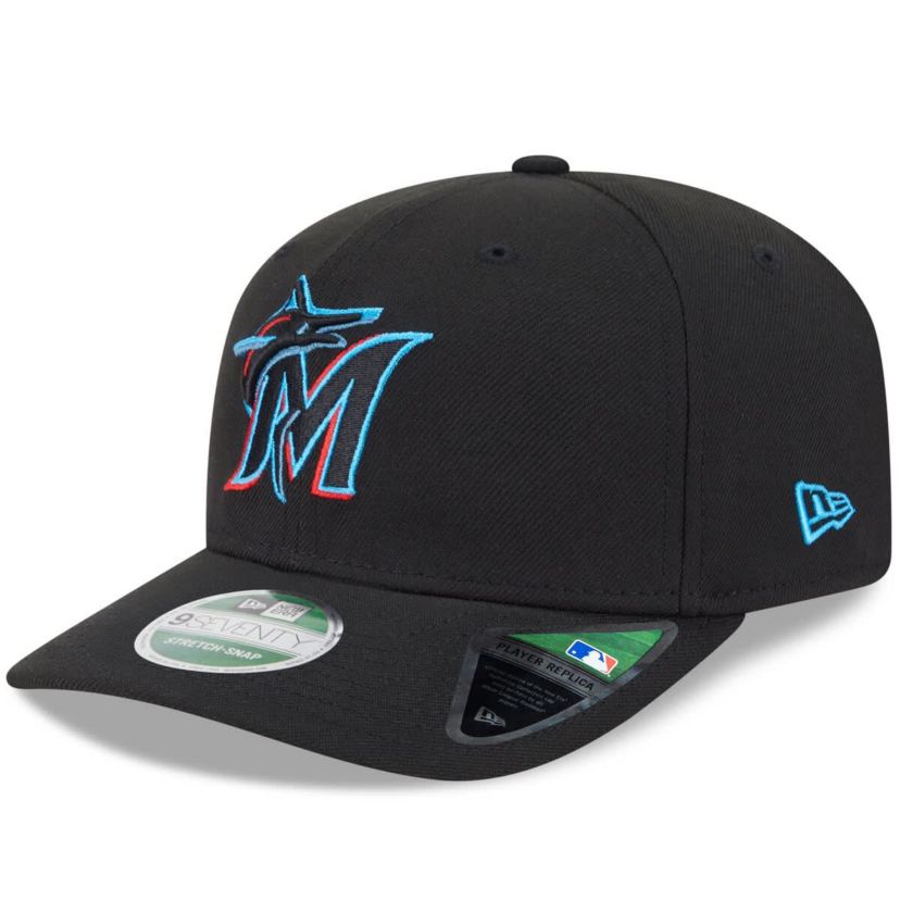 MLB Miami Marlins Player Replica 9SEVENTY Adjustable Hat