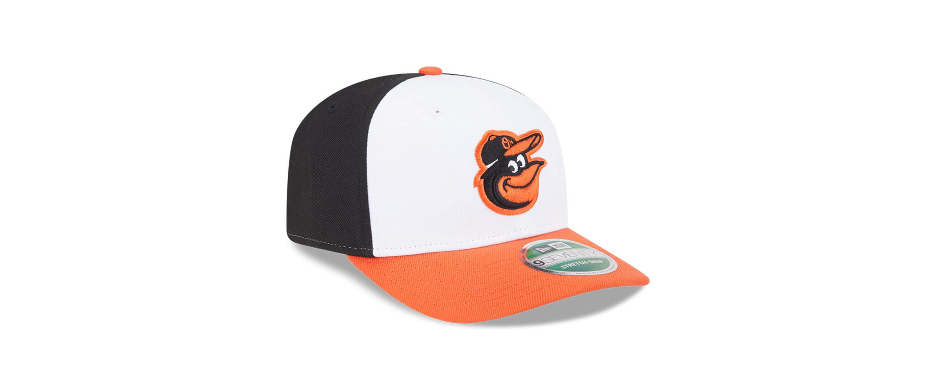 MLB Black/Orange Baltimore Orioles Player Replica 9SEVENTY Adjustable Hat