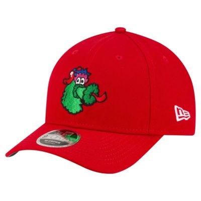 New Era Men's MLB Philadelphia Phillies Player Replica 9FORTY Adjustable Hat, Red