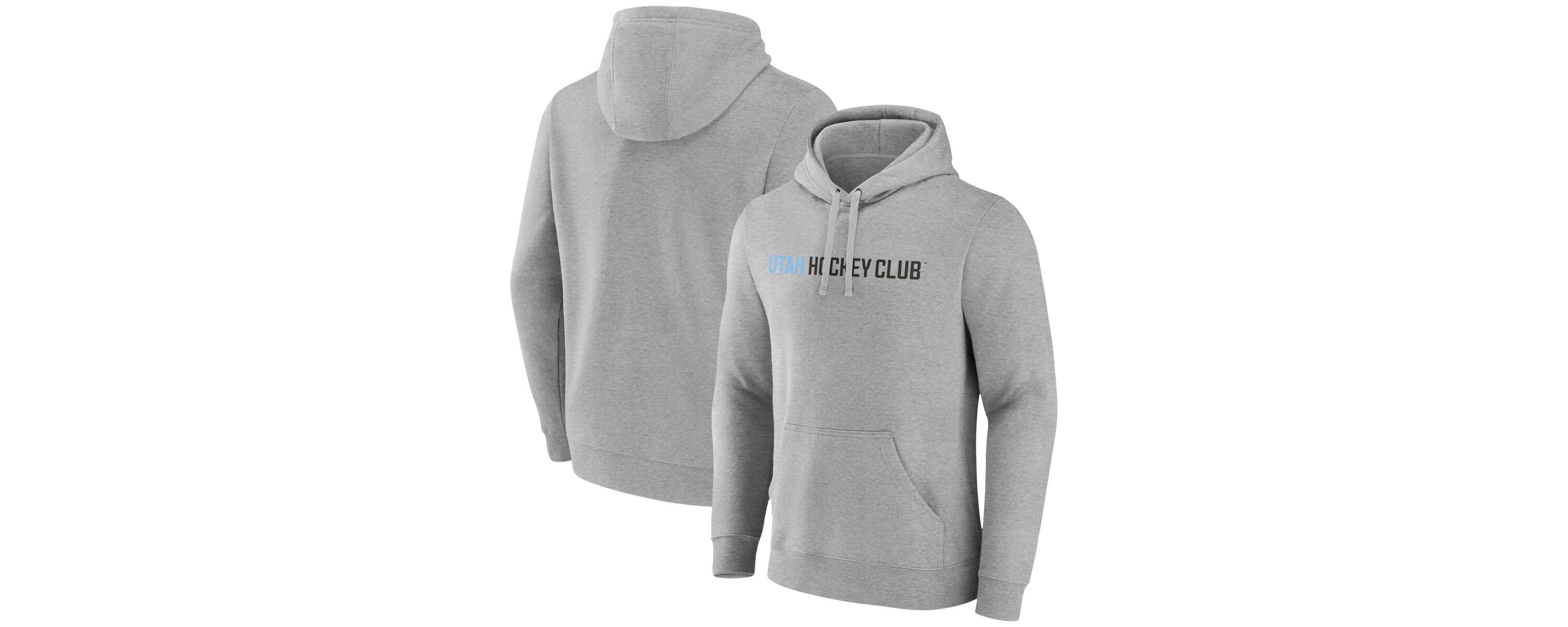 NHL Fanatics Utah Hockey Club Wordmark Logo Fleece Pullover Hoodie