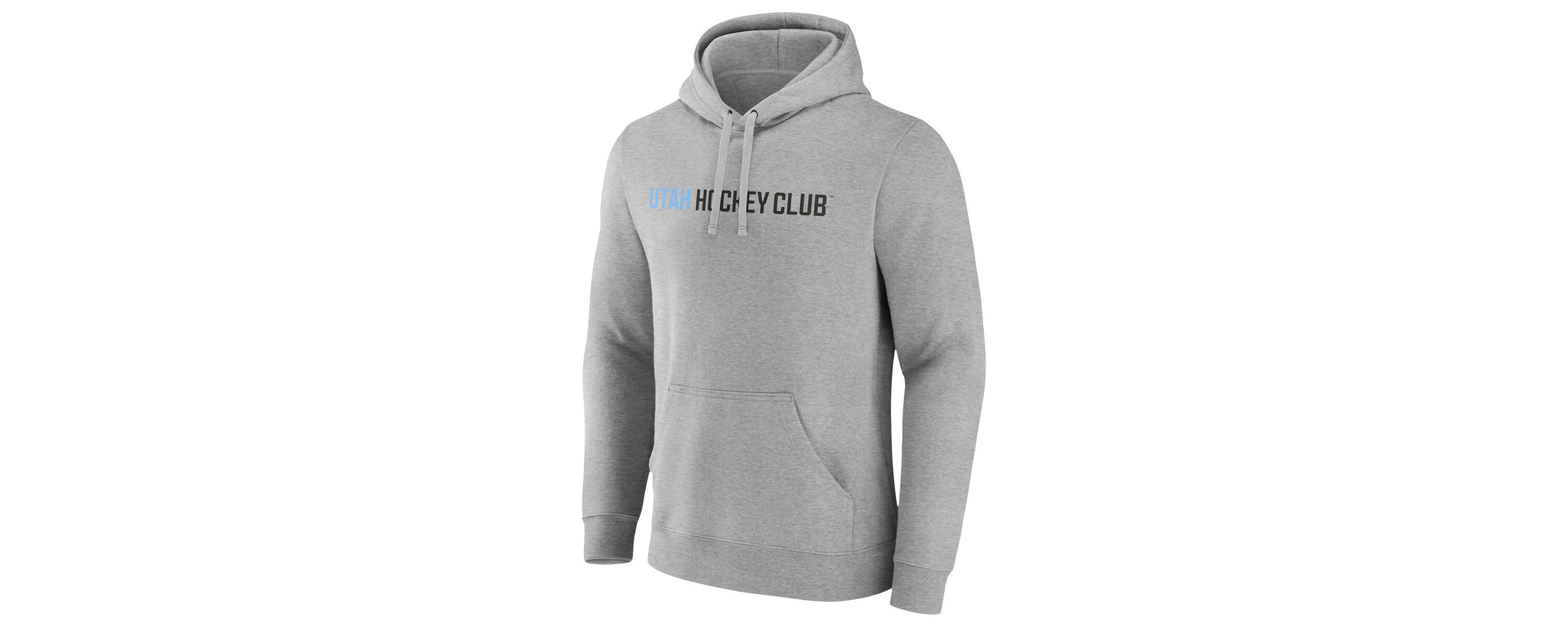 NHL Fanatics Utah Hockey Club Wordmark Logo Fleece Pullover Hoodie