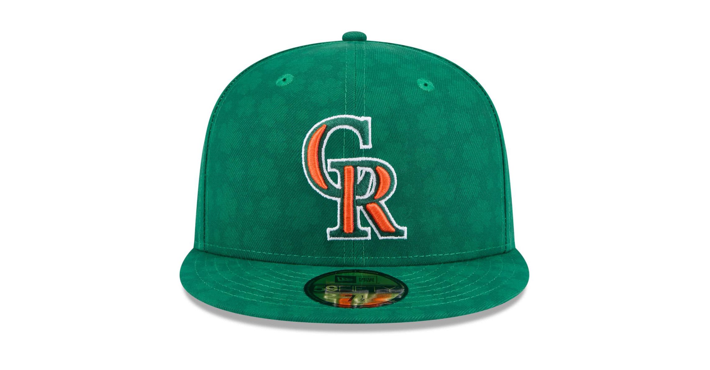 MLB Kelly Colorado Rockies St. Patricks Day 59FIFTY Fitted Hat