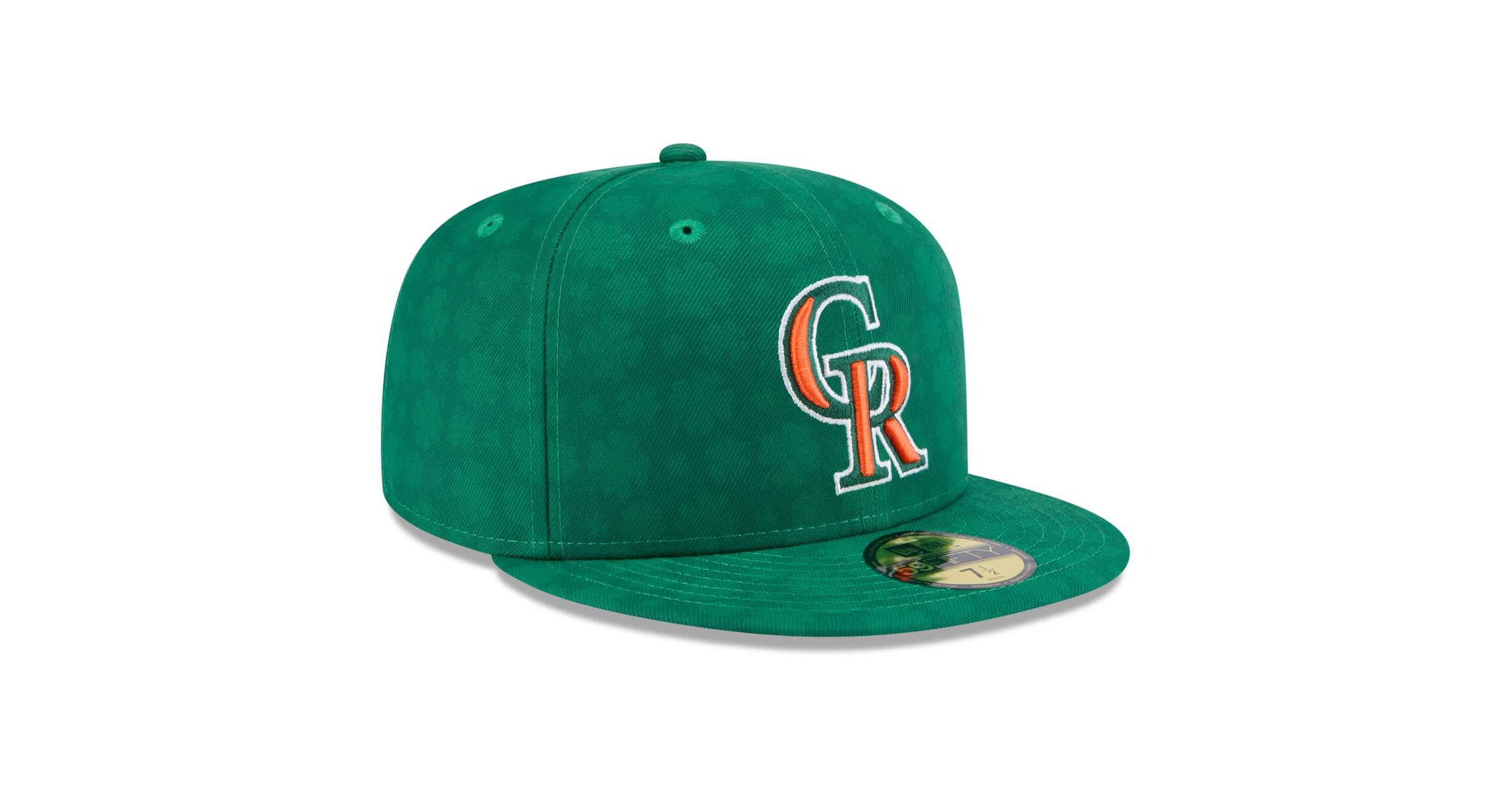 MLB Kelly Colorado Rockies St. Patricks Day 59FIFTY Fitted Hat