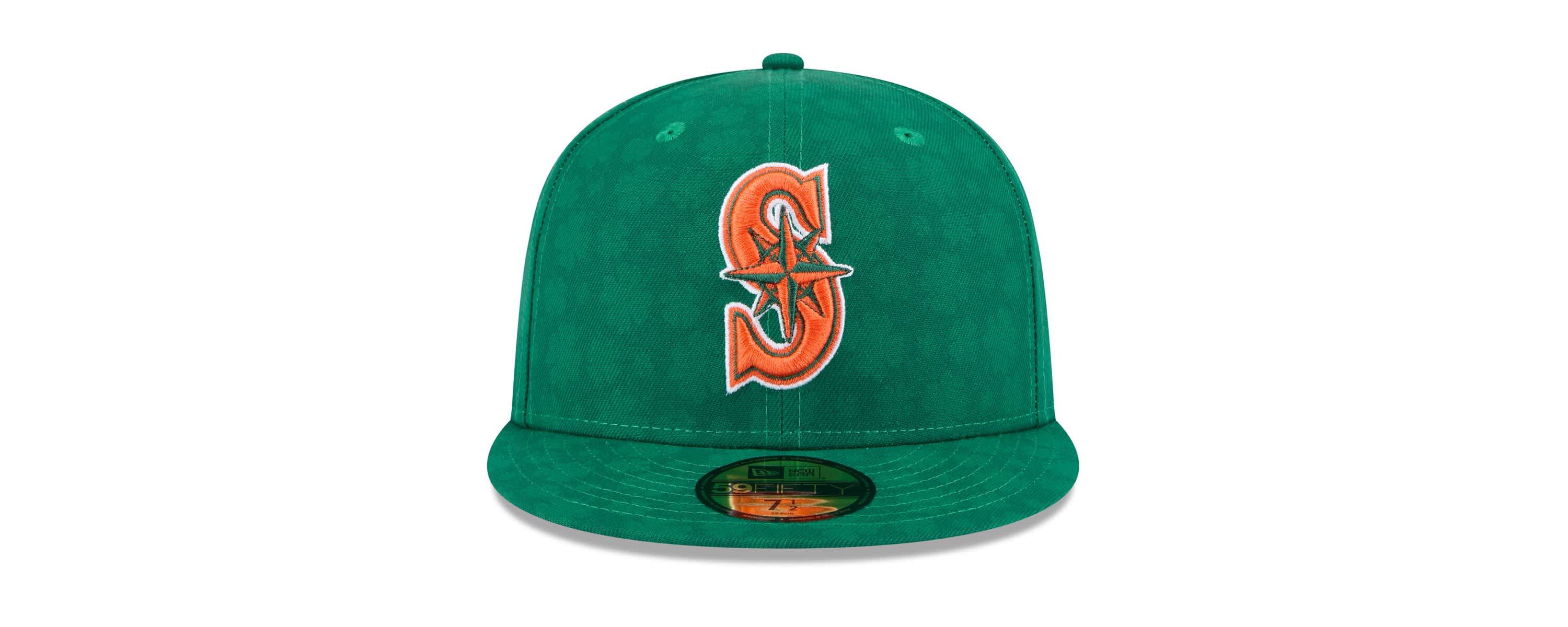 MLB Kelly Seattle Mariners St. Patricks Day 59FIFTY Fitted Hat